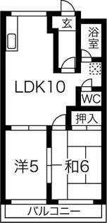 グリーンハウスA【2階】の間取り