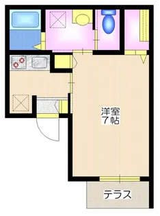ルブラン【1階】の間取り