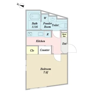 ゆばなうれ【5階】の間取り