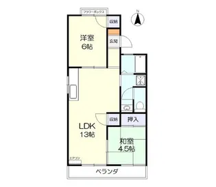 コンフォート今【2階】の間取り