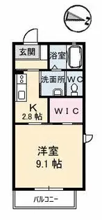 サンパティーク【2階】の間取り