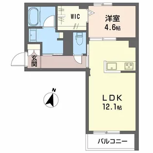 メゾンド 光町【2階】の間取り