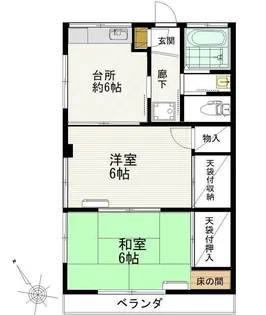 鳥新ミオファミリア【3階】の間取り