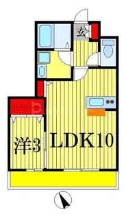 シャルマンコート【2階】の間取り