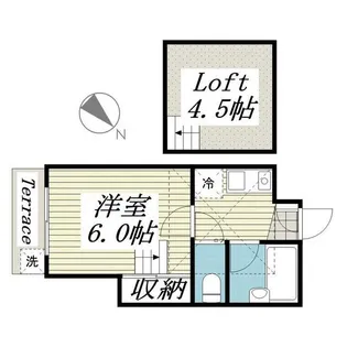 ジュネパレス北柏【1階】の間取り