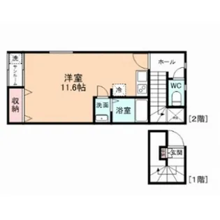 FIRST SQUARE【2階】の間取り
