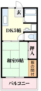 大曽根ハイツ【2階】の間取り