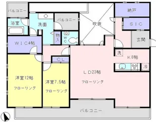 テソロ 麻布笄町【2階】の間取り