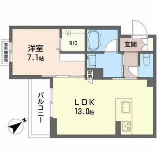TRUST MAISON 京【3階】の間取り