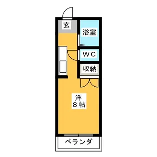 シャンポール森山【3階】の間取り
