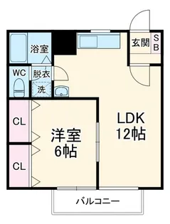 トラッド西垣A・B【1階】の間取り