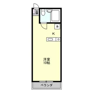 ラ・フィーヌB【2階】の間取り