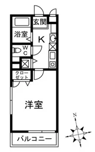 メゾン・フルーリ【2階】の間取り