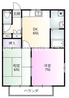 ヴェル・ドミール【2階】の間取り