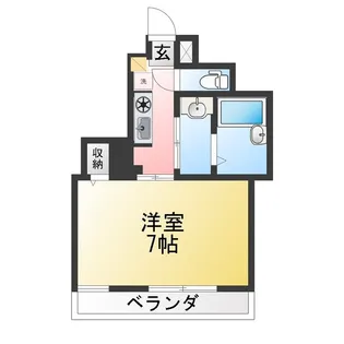 カーサコリーヌ2【1階】の間取り