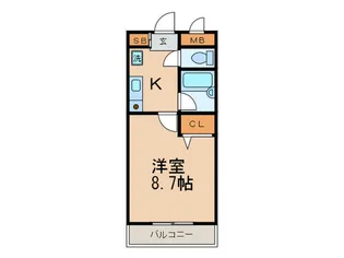 シュロスK【4階】の間取り
