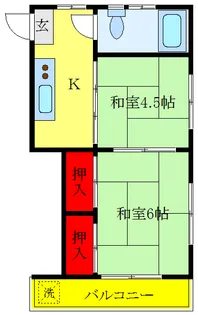 柏木ビル【2階】の間取り
