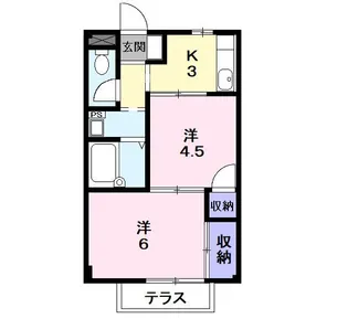 プランタンI【1階】の間取り