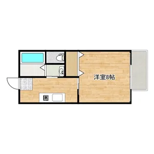 Cafeteria WAKE【1階】の間取り