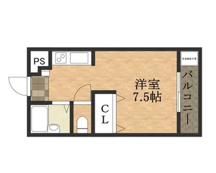 トレジャーハウスひまわり【2階】の間取り