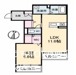 プレミアス【2階】の間取り