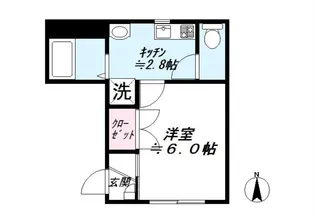 メゾンレコルト【2階】の間取り