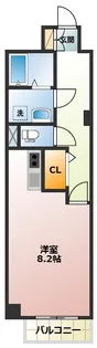 クロスローズ氷川【2階】の間取り