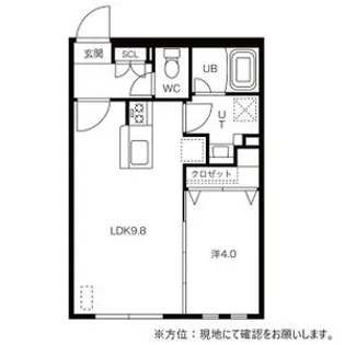 グランドサクセス北6条【2階】の間取り