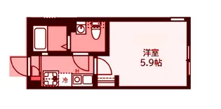 FLBレジデンス金沢文庫【2階】の間取り