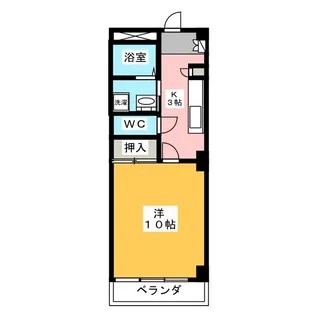 ZUM SANCTUS【5階】の間取り