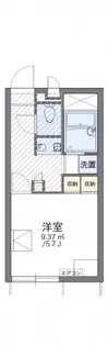 レオパレスどうのもと【1階】の間取り