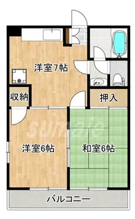 飯原コーポ【2階】の間取り