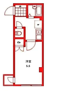 ライフランド新子安【2階】の間取り