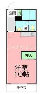ボタニカアパルトマンI【1階】の間取り