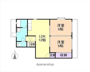 サンライト今福【2階】の間取り
