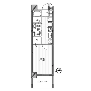 アルファレガロ兵庫【6階】の間取り