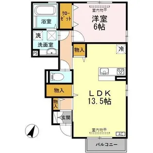 グランツ【1階】の間取り