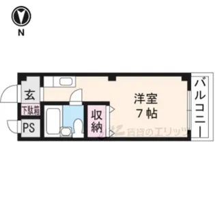 第2ハイツ杉本【1階】の間取り