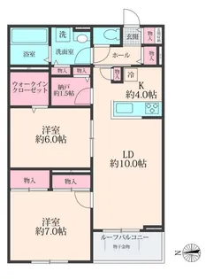 SOLANAII【3階】の間取り
