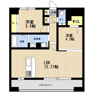 KL東比恵【10階】の間取り