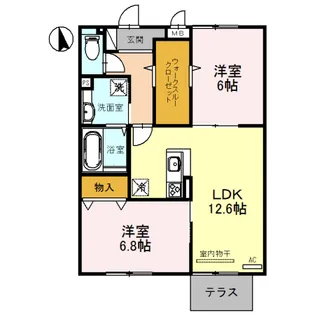 オリーヴ【1階】の間取り