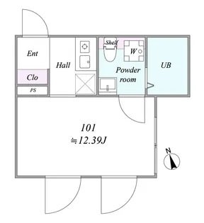 trias574【1階】の間取り