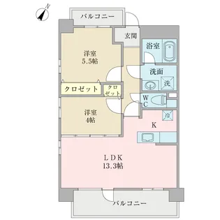 リアナ616【3階】の間取り