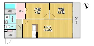 A.A.O(エイエイオー)【2階】の間取り