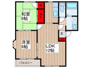 エスポワール【2階】の間取り