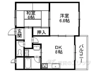 マンションヴェルジェ【3階】の間取り