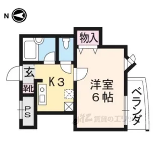 タックハウス下鴨8【2階】の間取り