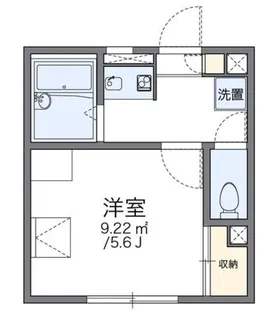 レオパレスKAORU【2階】の間取り