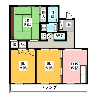 アルカディア【4階】の間取り