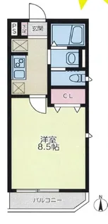 サングランツ【3階】の間取り